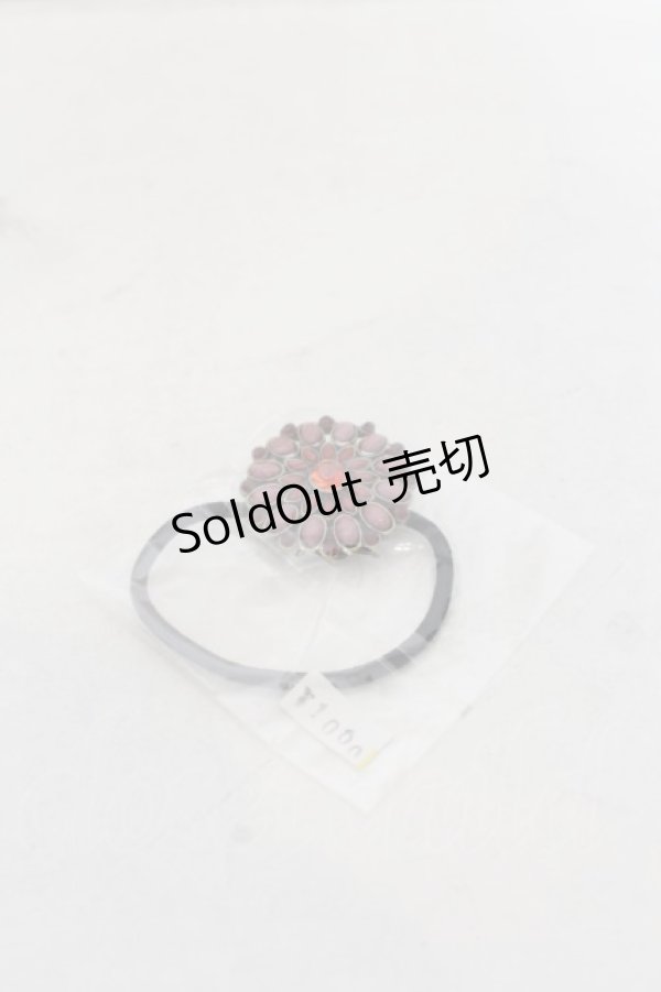画像1: MARBLE / ストーンヘアゴム  ピンク系 O-24-05-31-054-GO-AC-IG-ZT424 (1)