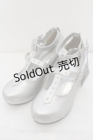 画像: Angelic Pretty / Milky Crossシューズ M シルバー O-24-05-31-009-AP-SH-OW-ZT-K001
