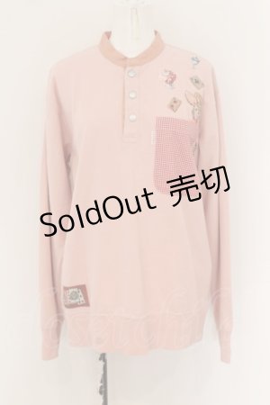 画像: Karl Helmut / リバースフルーツパーラロングTシャツ 3（M） ピンク O-24-05-31-181-EL-TO-OW-ZI