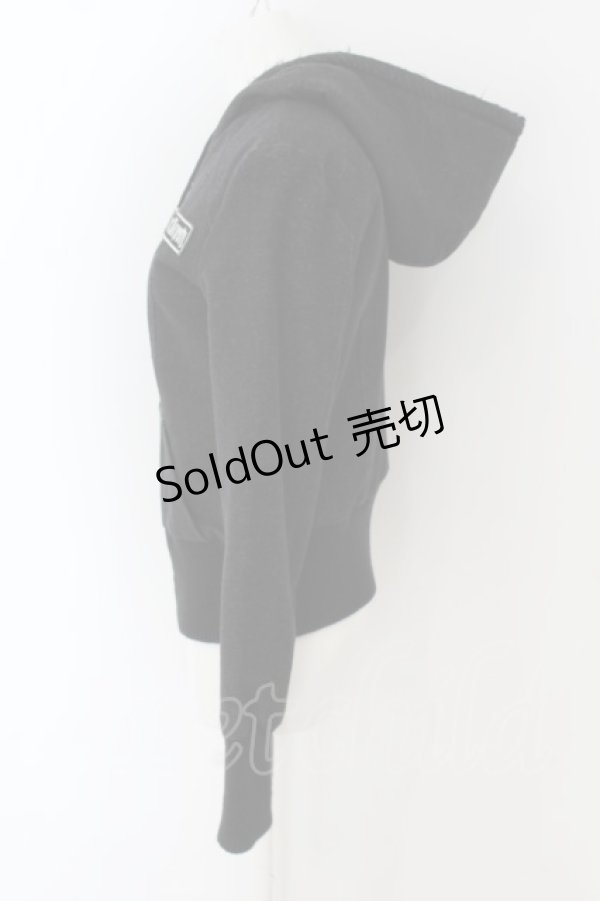 画像2: GLAD NEWS / ファーフードZIPアップジャケット R ブラック O-24-06-07-039-GL-JA-SZ-ZT333 (2)