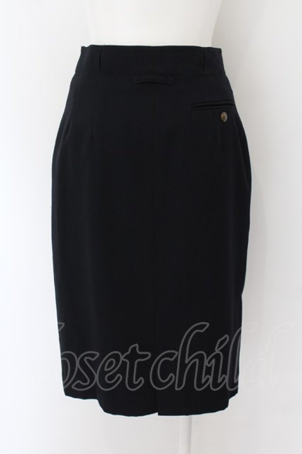 画像3: Jean Paul GAULTIER /ZIPウールスカート L ブラック O-24-06-10-036-GO-SK-OW-ZI (3)