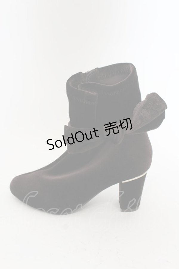 画像3: axes femme / ベロアブーティ M ブラウン O-24-07-03-087-AX-SH-IG-ZT335 (3)