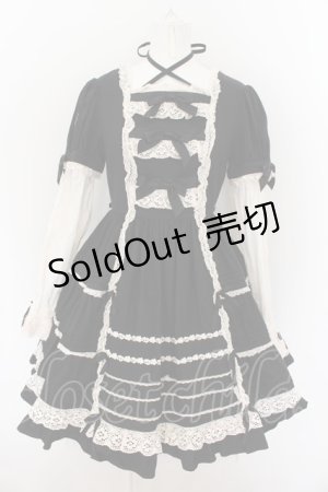 画像: Angelic Pretty / 2008年 Lucky Pack ワンピース単品  黒Ｘ白 O-24-07-06-007-AP-OP-SA-OS