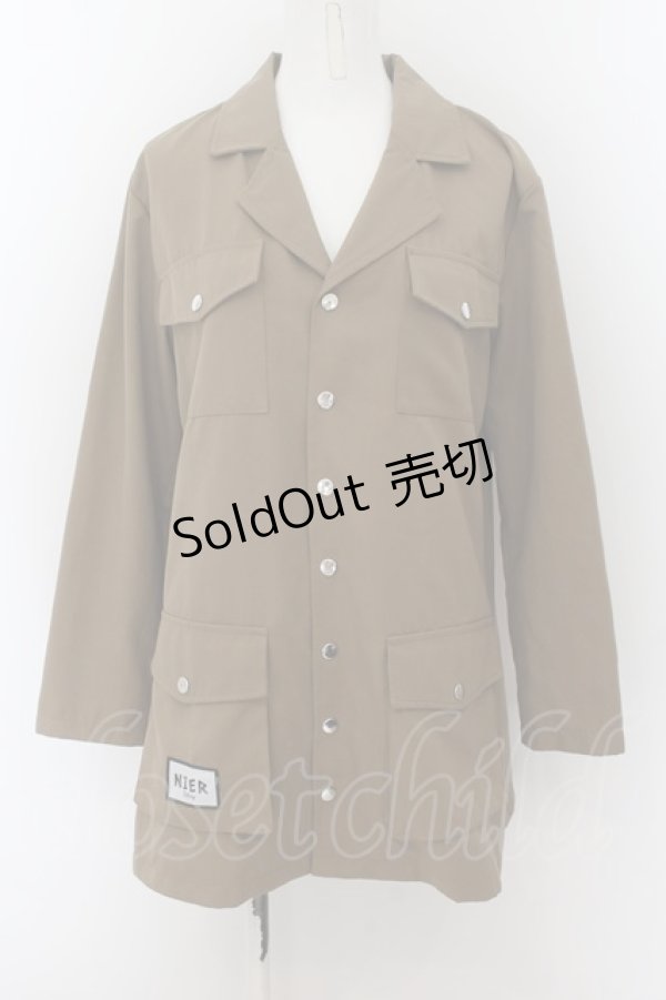 画像1: NieR Clothing / POCKET　シャツ F ブラウン O-24-07-08-1042-PU-BL-YM-ZI (1)