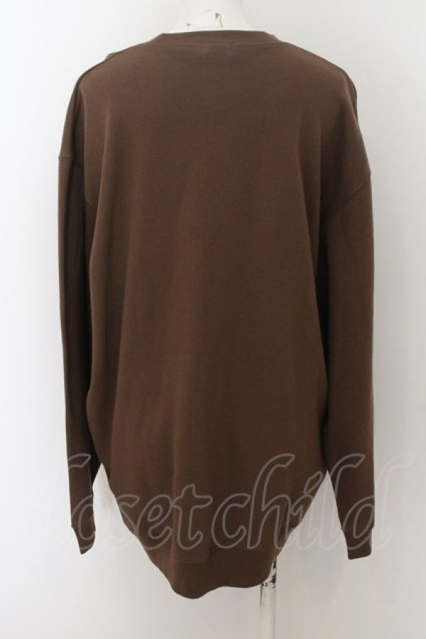 画像3: NieR Clothing / BOX LOGO SWEATSHIRT XL ブラウン O-24-07-08-1043-PU-TO-KB-ZI (3)