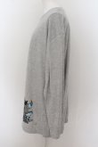 画像2: NieR Clothing / ぐれまるLONG TEE XL グレー O-24-07-08-1045-PU-TO-KB-ZI (2)