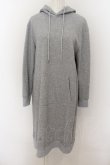 画像1: NieR Clothing / GAOMARUロングパーカーワンピース  グレー O-24-07-08-1047-PU-OP-AS-ZI (1)