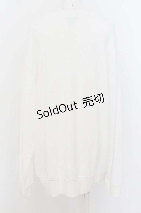 画像2: NieR Clothing / にぃあロゴトレーナー 2XL 白 O-24-07-08-1059-PU-TO-KB-ZI (2)