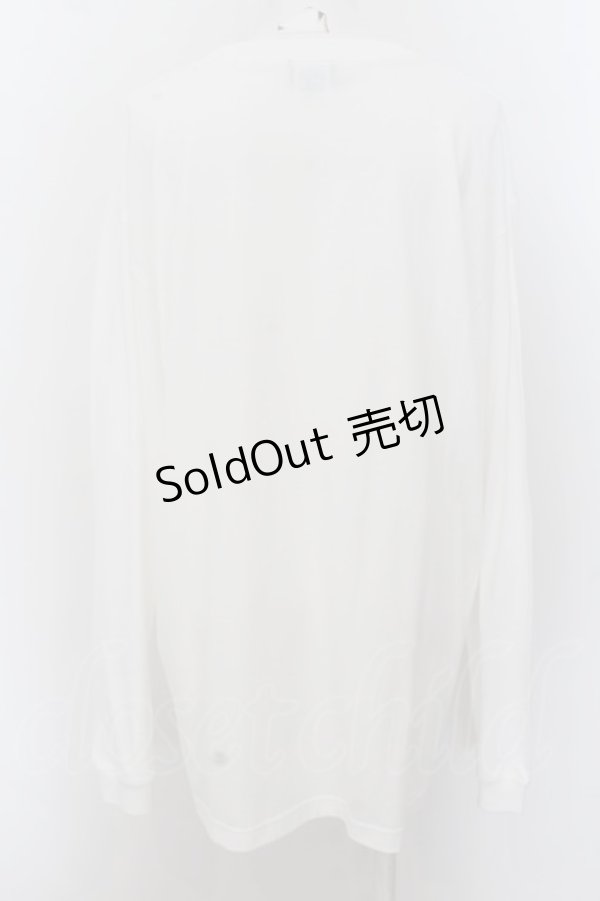 画像2: NieR Clothing / BOX LOGOロングカットソー XL 白 O-24-07-08-1060-PU-TO-KB-ZI (2)