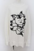 画像1: NieR Clothing / プリントSWEAT   白 O-24-07-08-1062-PU-TO-KB-ZT319 (1)