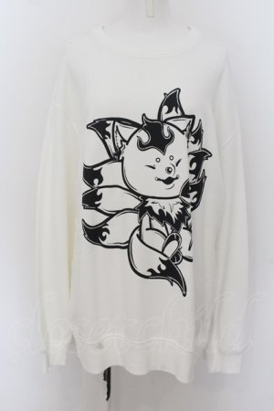 画像: NieR Clothing / プリントSWEAT   白 O-24-07-08-1062-PU-TO-KB-ZT319