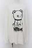 画像1: NieR Clothing / プリントSWEAT  2XL 白 O-24-07-08-1063-PU-TO-KB-ZT319 (1)