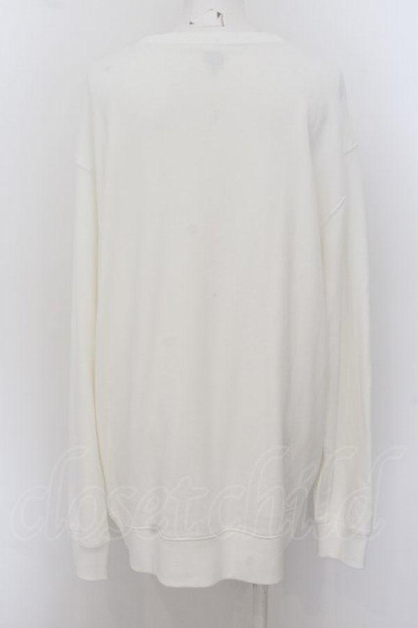 画像2: NieR Clothing / プリントSWEAT  2XL 白 O-24-07-08-1063-PU-TO-KB-ZT319 (2)