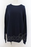 画像2: NieR Clothing / バックプリントSWEAT   ネイビー O-24-07-08-1009-PU-TO-KB-ZI (2)
