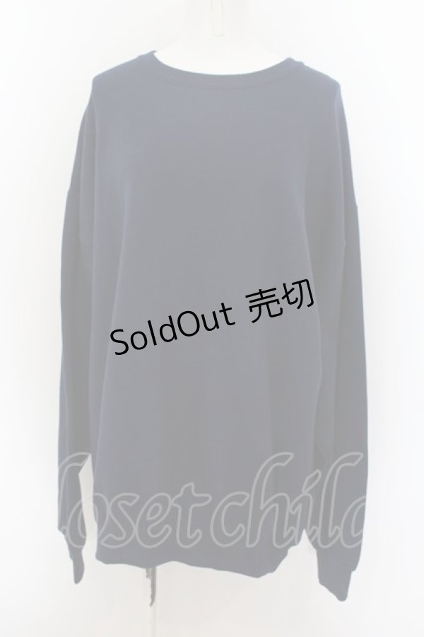 画像2: NieR CLOTHING / バックプリントSWEAT   ネイビー O-24-07-08-1009-PU-TO-KB-ZI (2)