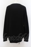 画像3: NieR Clothing / FRONT BUTTON COTTON PULLOVER  黒 O-24-07-08-1012-PU-TO-KB-ZI (3)
