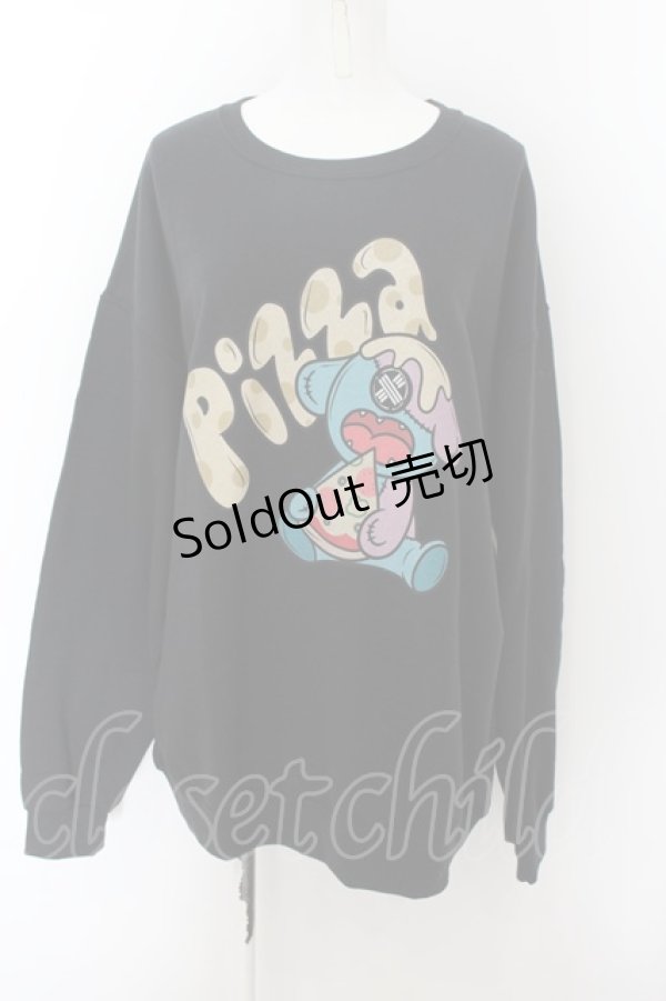 画像1: NieR Clothing / プリントSWEAT  XL 黒 O-24-07-08-1018-PU-TO-KB-ZI (1)