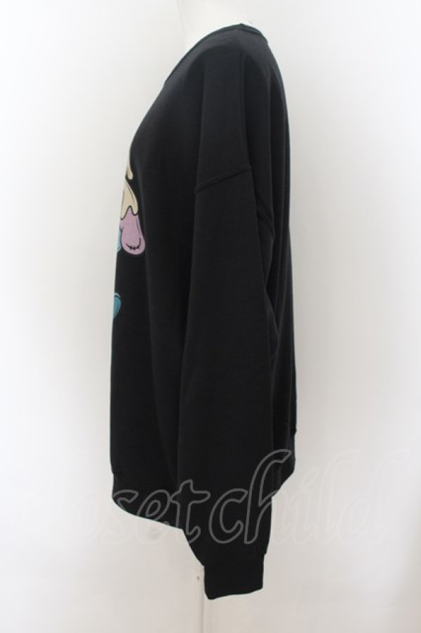 画像2: NieR Clothing / プリントSWEAT  XL 黒 O-24-07-08-1018-PU-TO-KB-ZI (2)