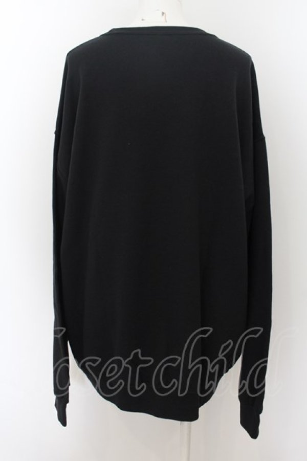 画像3: NieR Clothing / プリントSWEAT  XL 黒 O-24-07-08-1018-PU-TO-KB-ZI (3)