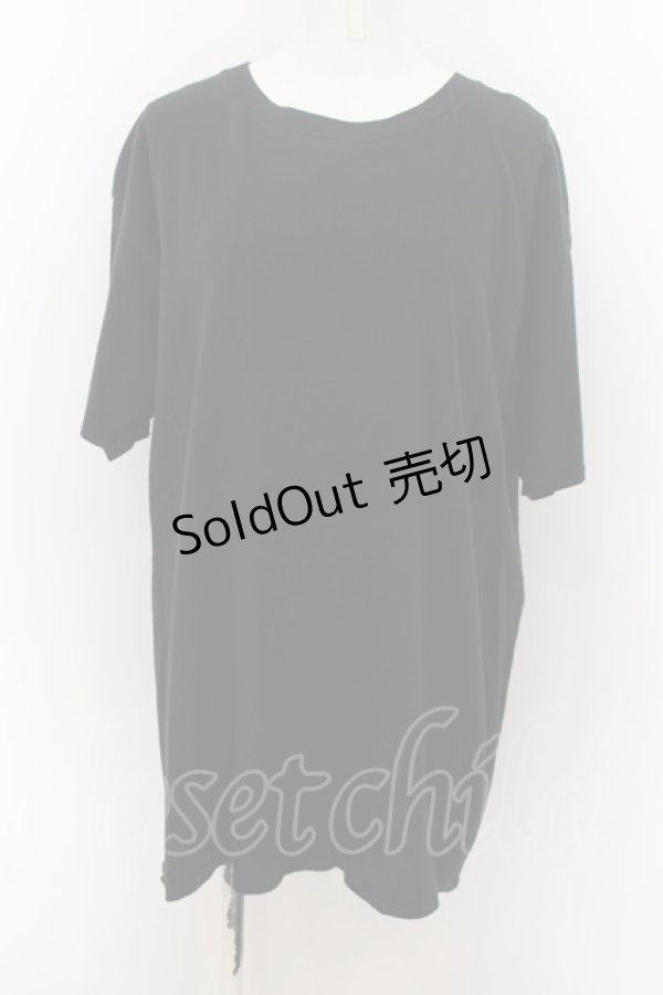 画像2: NieR Clothing / うさぎptTシャツ  黒 O-24-07-08-1019-PU-TS-SZ-ZT318 (2)