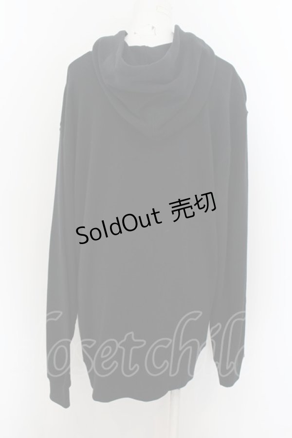 画像3: NieR CLOTHING / プリントフードパーカー  黒 O-24-07-08-1002-PU-TO-KB-ZI (3)