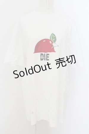 画像: MILKBOY / DIE Apple T-SHIRTS  ホワイト O-24-07-13-008-MB-TS-IG-ZT184