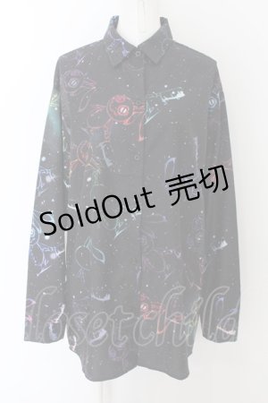 画像: NieR Clothing / COSMO ワイシャツ F マルチ O-24-07-13-026-PU-BL-YM-ZT332