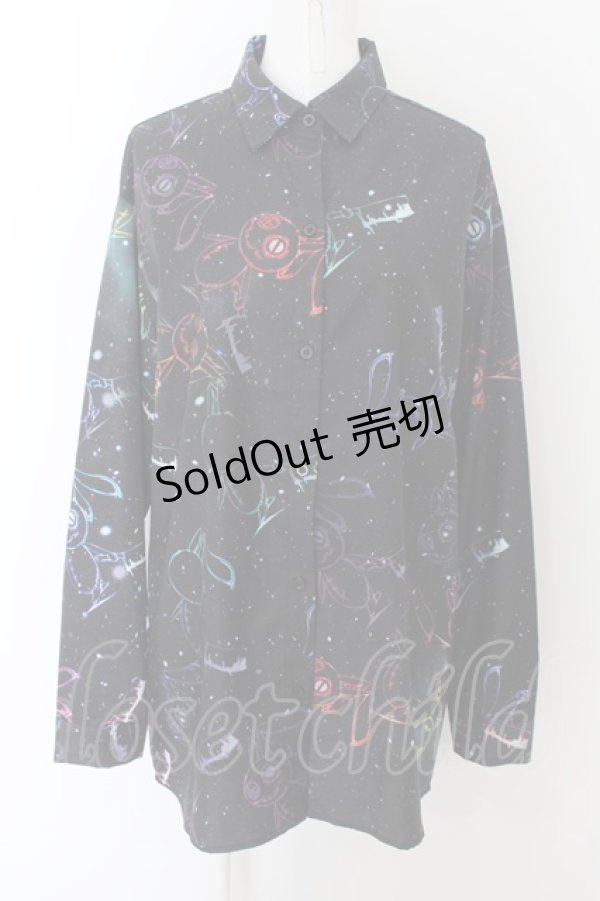 画像1: NieR Clothing / COSMO ワイシャツ F マルチ O-24-07-13-026-PU-BL-YM-ZT332 (1)