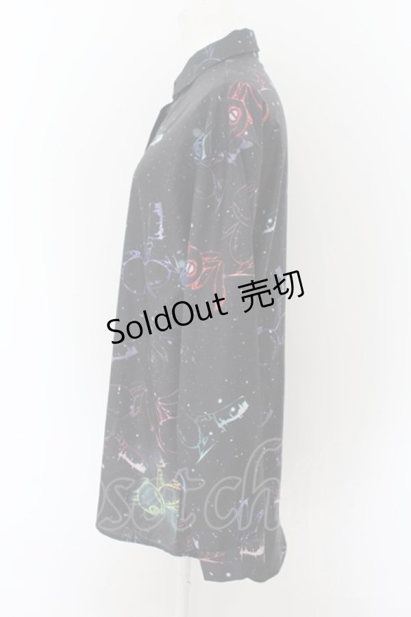 画像2: NieR Clothing / COSMO ワイシャツ F マルチ O-24-07-13-026-PU-BL-YM-ZT332 (2)