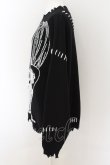 画像2: REFLEM / REFLEM×DEATH NOTE ダメージニットソー(弥 海砂)  ブラック×ホワイト O-24-07-20-038-PU-TO-IG-ZI (2)