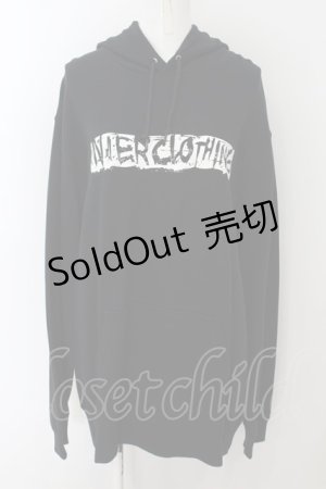画像: NieR Clothing / NIER FRONT LOGO HOODIE 2XL ブラック O-24-07-29-1048-PU-TO-IG-ZT303