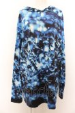 画像1: NieR Clothing / HYDRO SPLASHパーカー  ブラック×ブルー O-24-07-31-2090-PU-TO-IG-ZT024 (1)