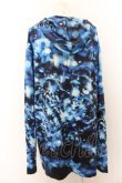 画像2: NieR Clothing / HYDRO SPLASHパーカー  ブラック×ブルー O-24-07-31-2090-PU-TO-IG-ZT024 (2)