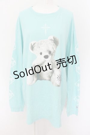 画像: TRAVAS TOKYO / FURRY BEARビッグロンT F ミントグリーン O-24-08-17-069-PU-TO-OW-ZI