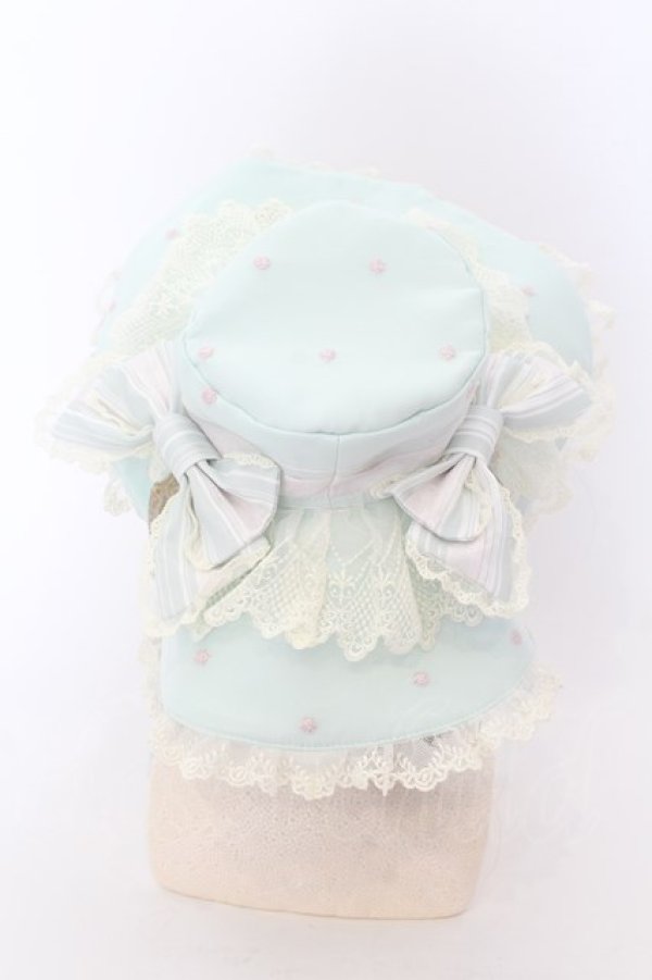 画像4: BABY,THE STARS SHINE BRIGHT / Scarlet ~Primavera Waltz Bonnet Hat~  ミント O-24-08-19-063-BA-AC-IG-ZT308 (4)