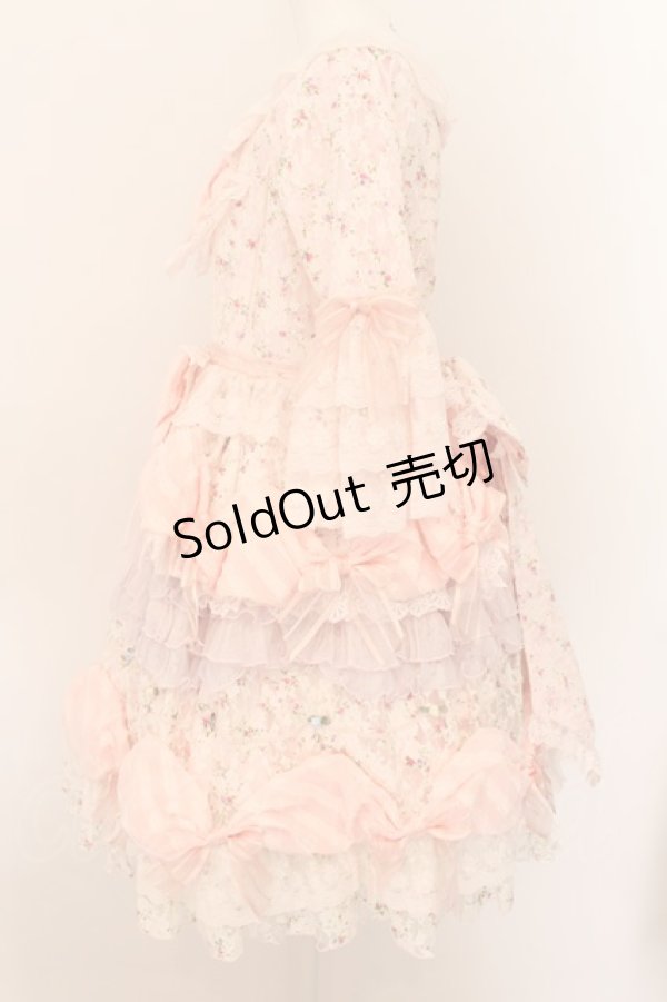 画像4: BABY,THE STARS SHINE BRIGHT / Princess Liddellのアイシングクリームケーキスペシャルワンピースドレス  ピンク系 O-24-08-19-031-BA-OP-IG-OS (4)