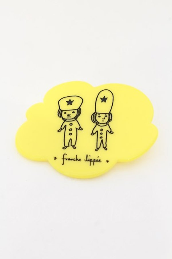 画像1: Franche Lippee / ブローチ  イエロー O-24-08-21-1023-LO-ZA-IG-ZT421 (1)