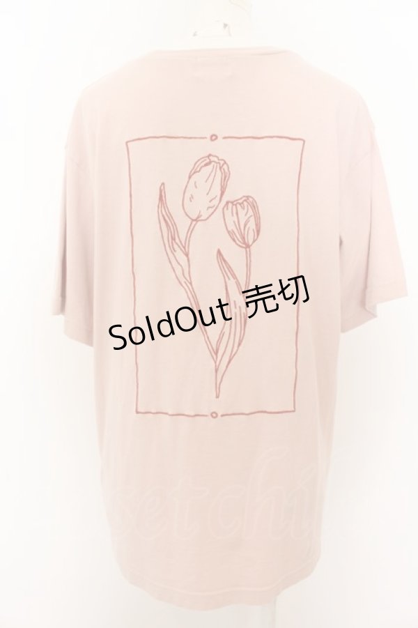画像1: merry jenny / tulip Tee  ピンク O-24-08-22-021-LO-TS-IG-ZT189 (1)