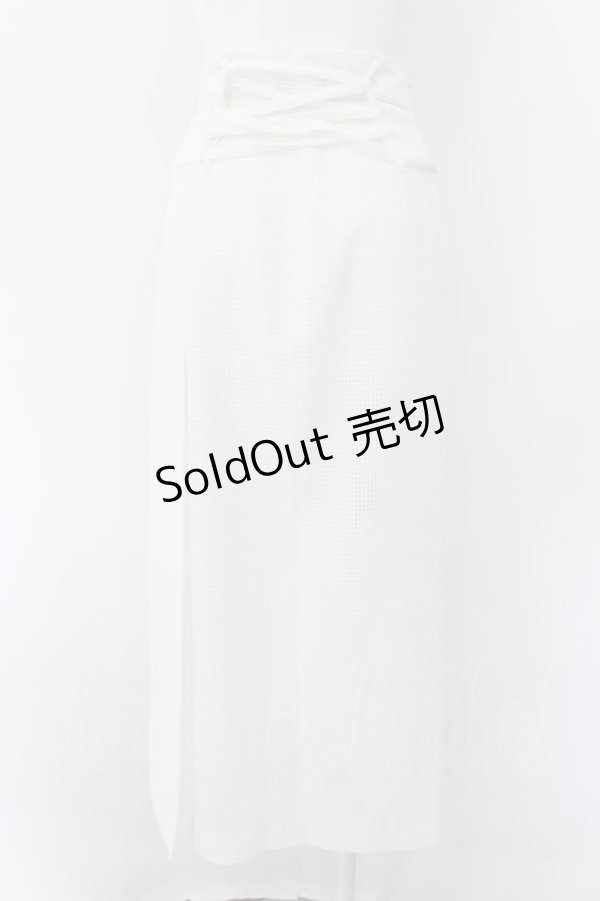 画像3: Melt the lady / シアーメッシュスカート S シロ O-24-09-14-007-PU-SK-IG-OS (3)