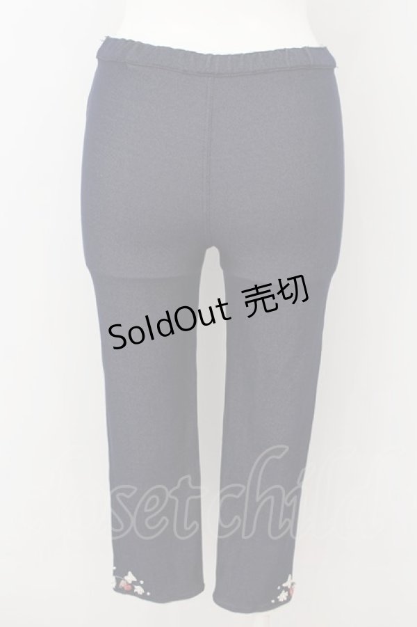 画像3: axes femme / 裾プチバラ使いレギンス M アオ O-24-09-14-091-AX-PA-OW-ZT251 (3)