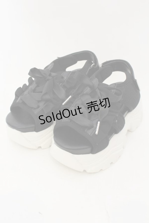 画像1: axes femme POETIQUE / レースアップスポサン S クロ×シロ O-24-09-16-035-AX-SH-IG-ZT273 (1)