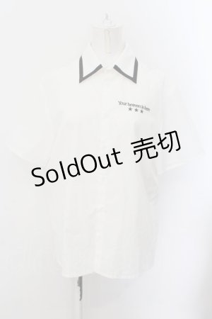 画像: MILKBOY / JANITOR SHIRTS  ホワイト O-24-09-19-038-MB-BL-OW-ZT037
