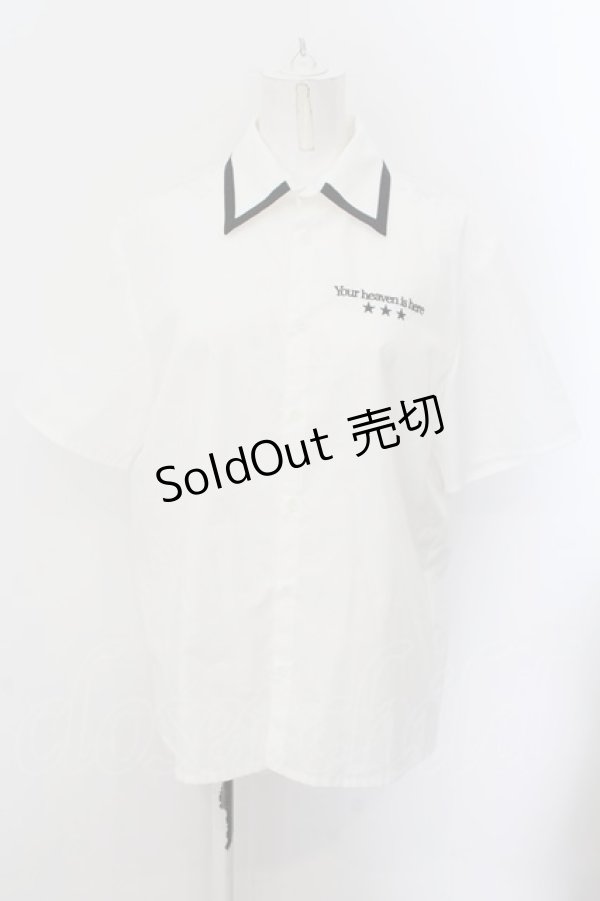 画像1: MILKBOY / JANITOR SHIRTS  ホワイト O-24-09-19-038-MB-BL-OW-ZT037 (1)