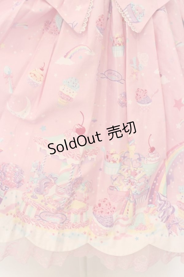 画像4: Angelic Pretty / MilkyPlanetジャンパースカート  ピンク O-24-09-24-006-AP-OP-OW-OS (4)