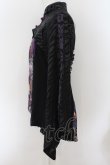 画像3: Qutie Frash / 胸開きカットソー  ブラック×パープル O-24-09-24-080-QU-TO-IG-ZI (3)