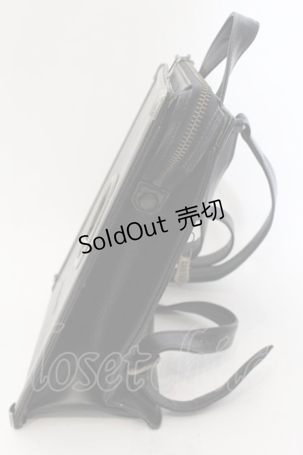 画像4: Jean Paul GAULTIER / ルビーアイリュック  ブラック×レッド O-24-09-24-144-GO-BG-IG-OS (4)