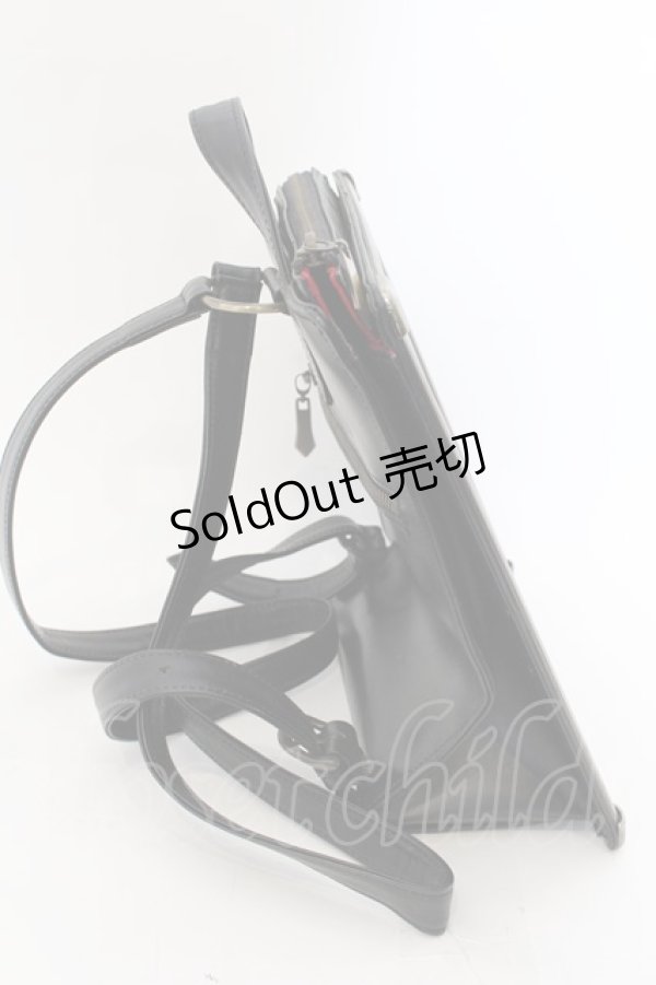 画像5: Jean Paul GAULTIER / ルビーアイリュック  ブラック×レッド O-24-09-24-144-GO-BG-IG-OS (5)