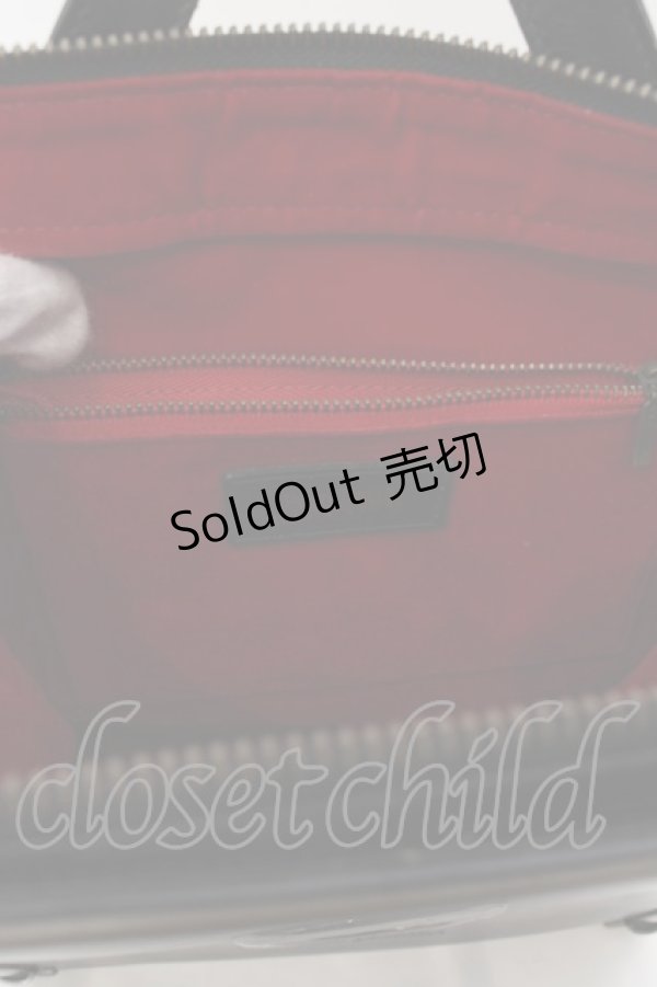 画像7: Jean Paul GAULTIER / ルビーアイリュック  ブラック×レッド O-24-09-24-144-GO-BG-IG-OS (7)