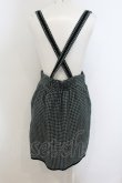画像2: axes femme POETIQUE /チェック柄サス付きスカート M グリーン O-24-09-25-049-AX-SK-OW-ZT263 (2)