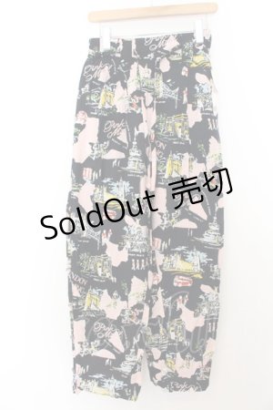 画像: RNA / PINK MOTELロンドンスーベニアパンツ M ブラック（公式展開ブルーグレー） O-24-09-30-073-PU-PA-OW-ZT037